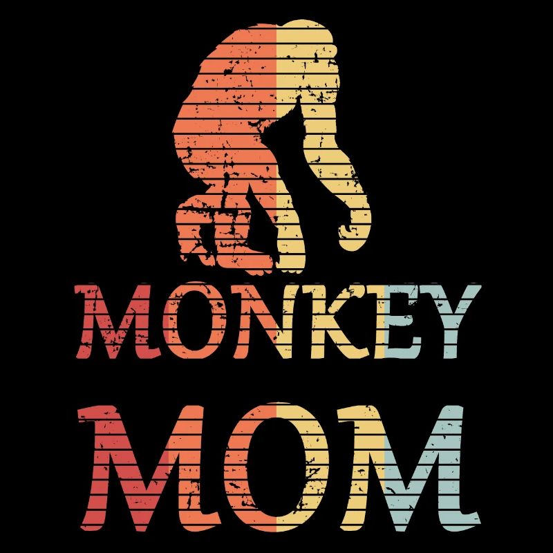 Monkey Mom Affen Mutter
