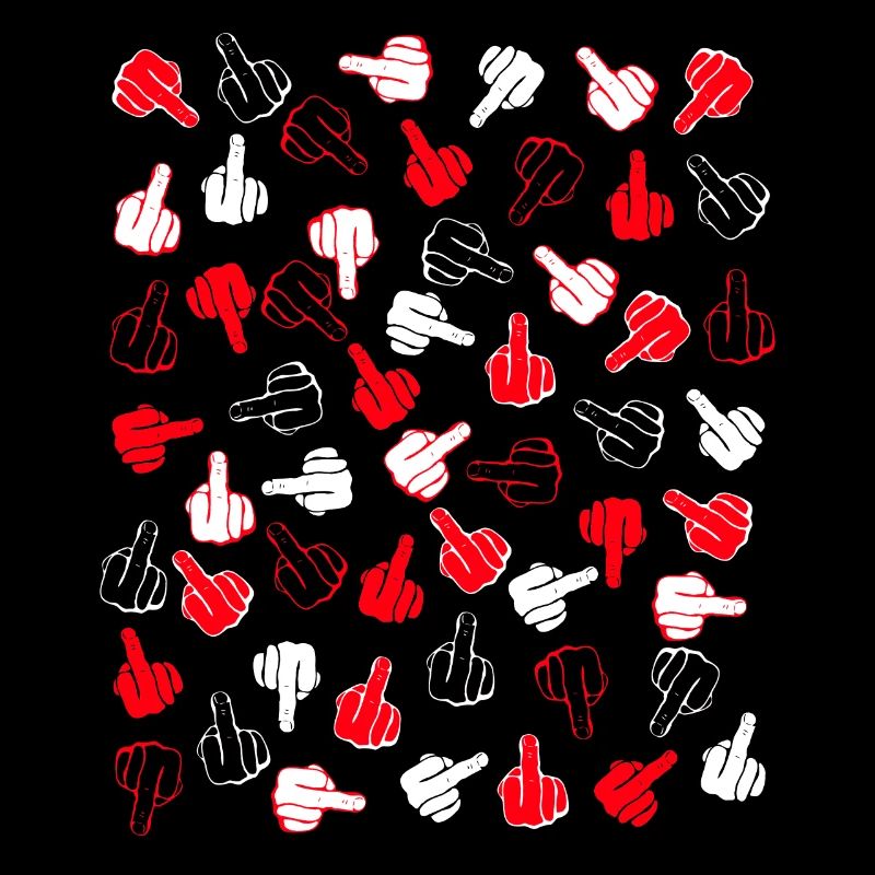 Stinky finger pattern - gift idea for rebels