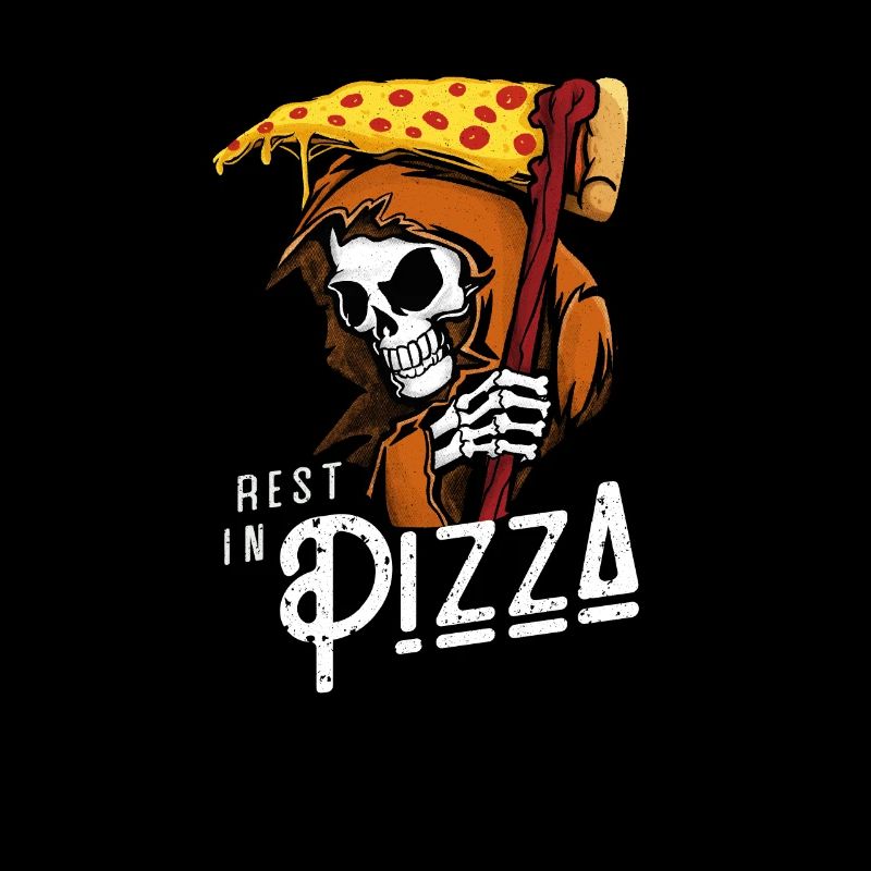 Rest In Pizza - Funny Fast Food Grim Reaper Gift