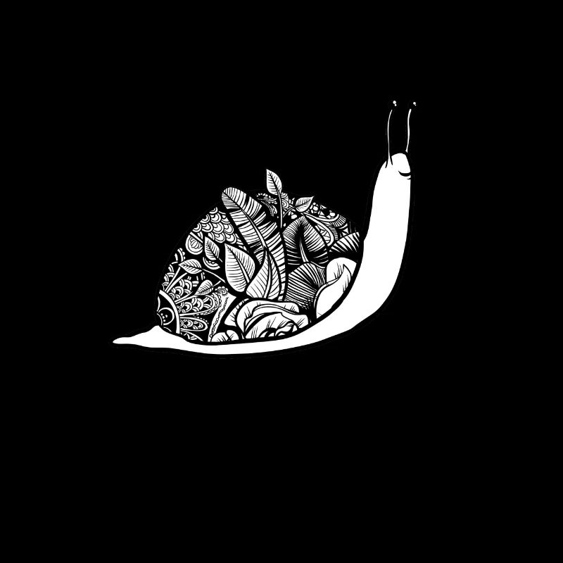 Snail with snail shell