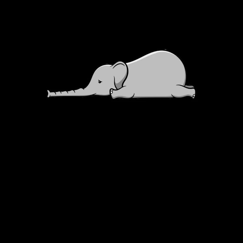 Tired Elephant | Gift cute cute