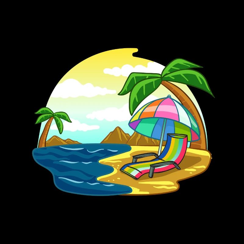 Beach sea vacation pension retirement gift