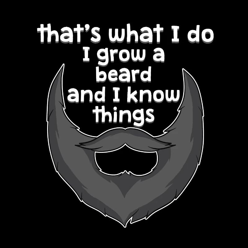 Bart Bärtig Bartträger Hipster Vollbart Geschenk