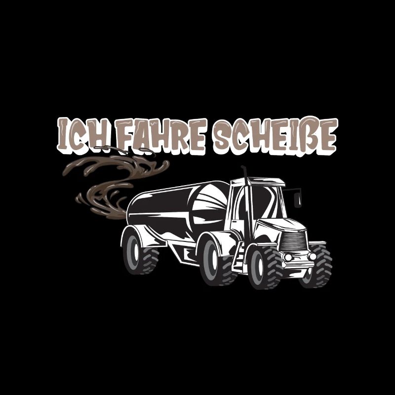 Bauer Traktor mit Güllefass