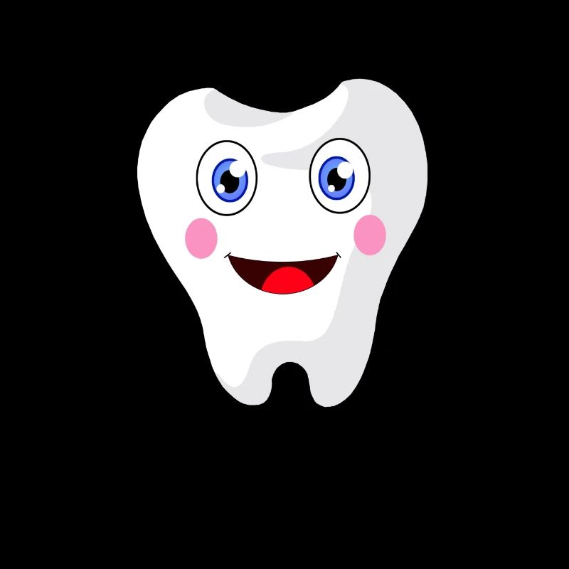 Dent de bébé mignon - dentiste de dent de lait