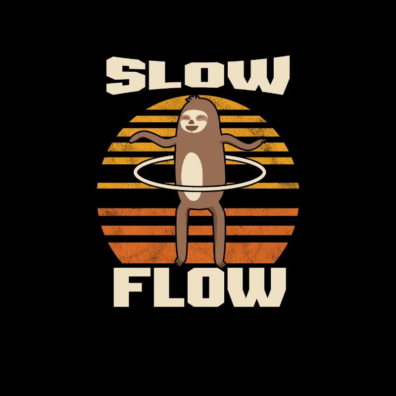 Slow Flow Retro Vintage Hula Hoop Hula Hooping