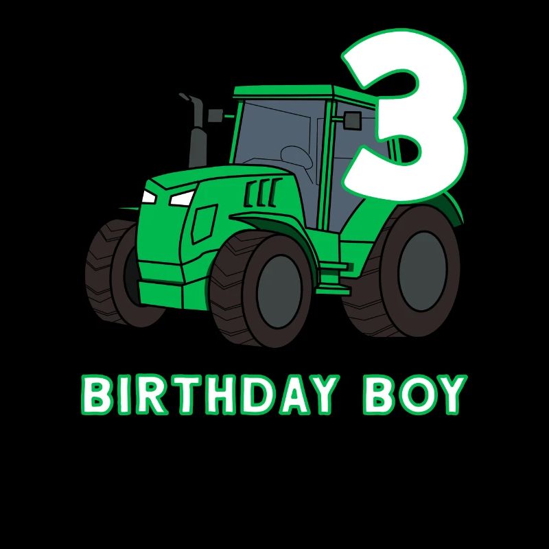 3. Geburtstag Traktor Bauernhof Bauer Kinder Party
