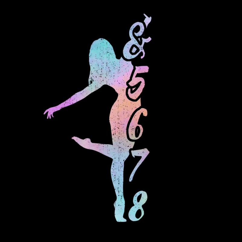 Dancing Dance Instructor & 5 6 7 8 Standard Dance Gift