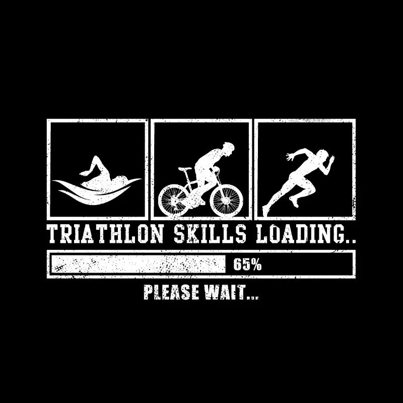 Triathlon Skills Loading | Ladebalken Geschenkidee