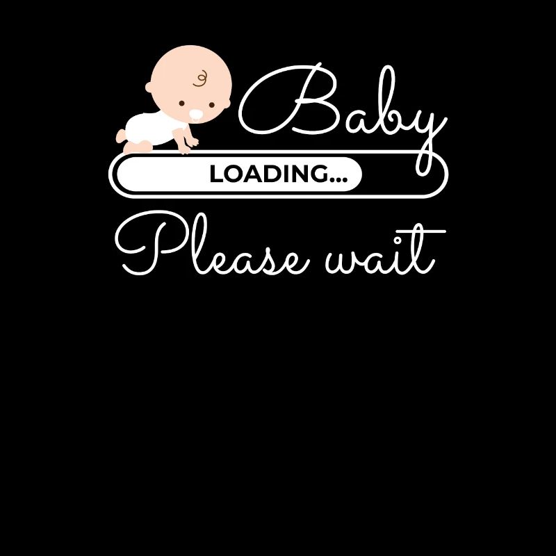 Baby Loading Please Wait Grossesse maman
