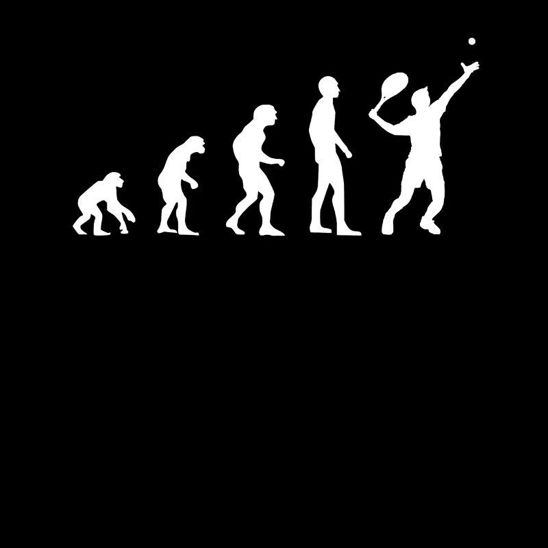 Tennis Evolution Tennistrainer Spruch Geschenk
