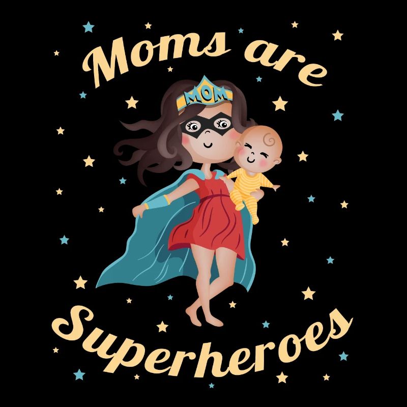 Super Mom - süßes Geschenk für Mama oder Baby