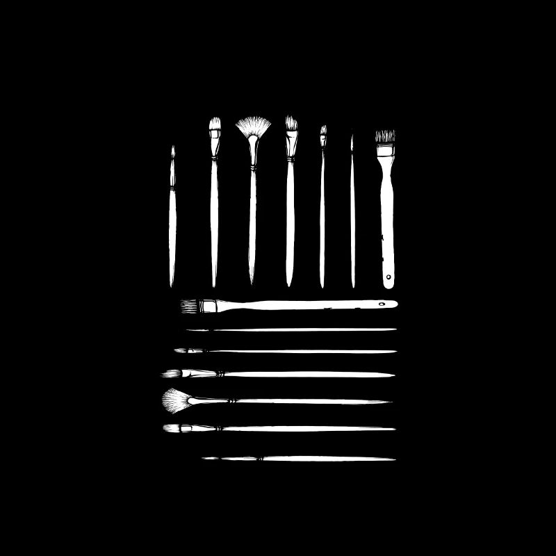 Cadeau de peintre brosse cool