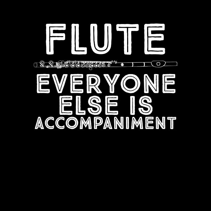 Flutist Transverse Flute Player Flautist Fluting