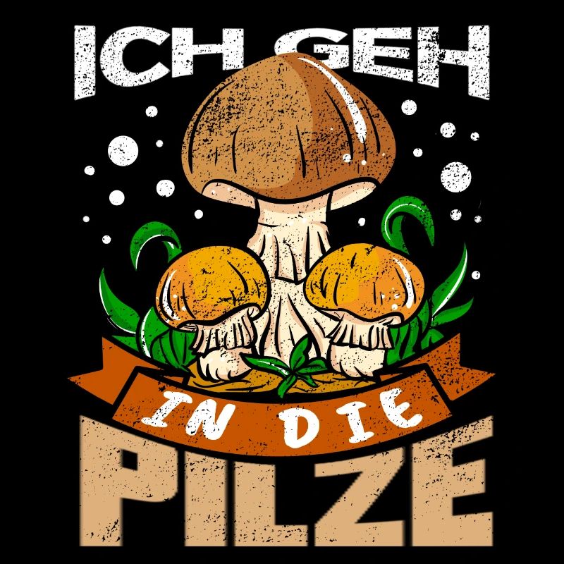 Champignon Dans Les Champignons Cueillette Champignons Éponge