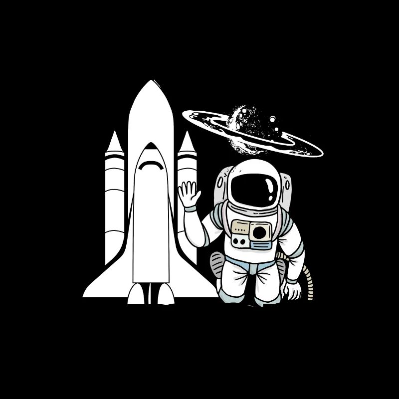 Astronaut Rocket Space Galaxy Gift