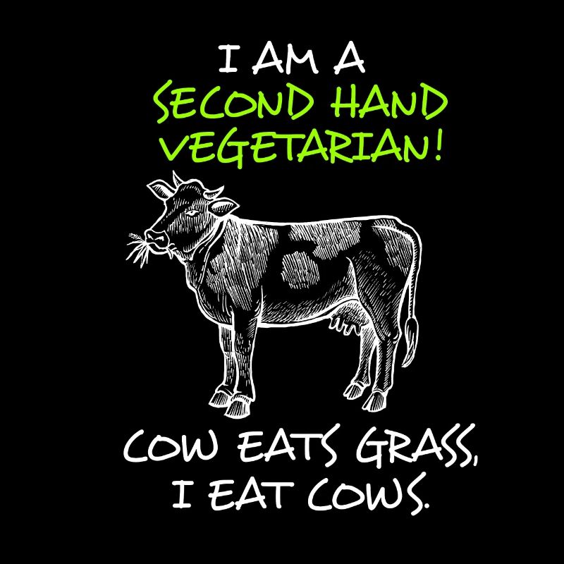 Anti Vegan Vegetarier Fleischesser Fleisch