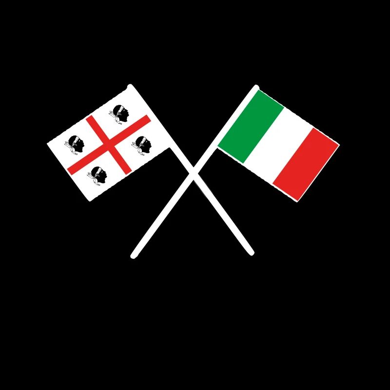 Sardinia and Italy flag