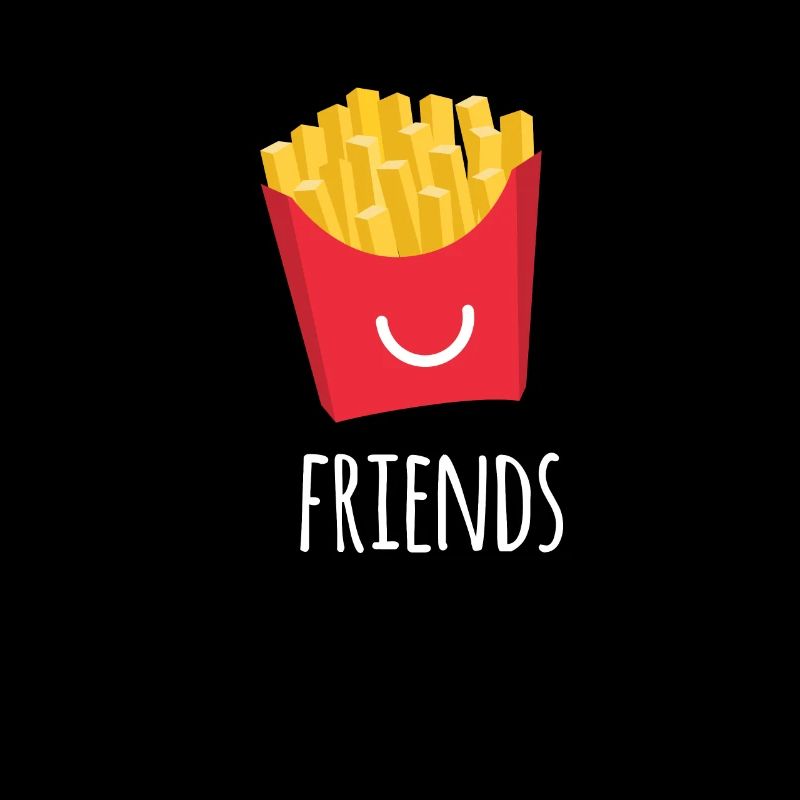 Frites pommes de terre cadeau de restauration rapide de ketchup