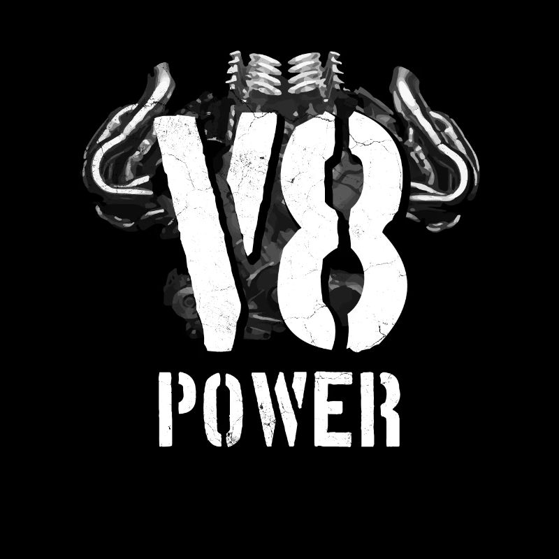 V8 Motor Engine Power