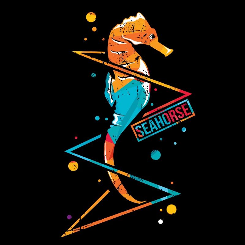 Seepferdchen Seepferd Hippocampus Hippo Polygon