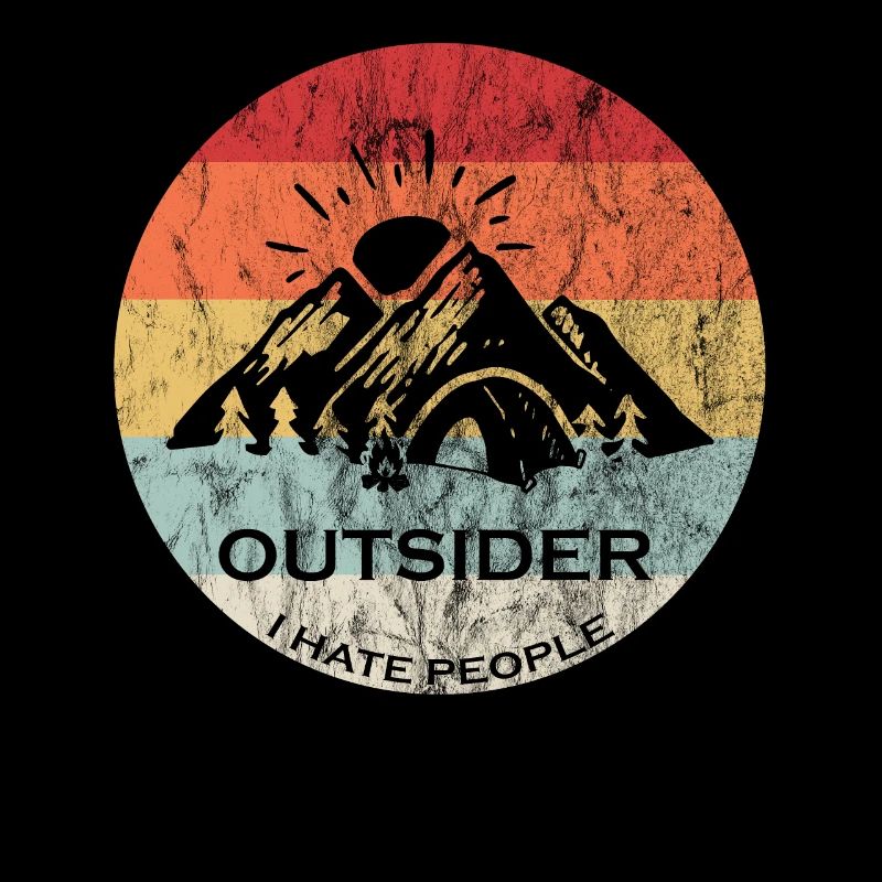 CAMPING I HATE PEOPLE Geschenkidee