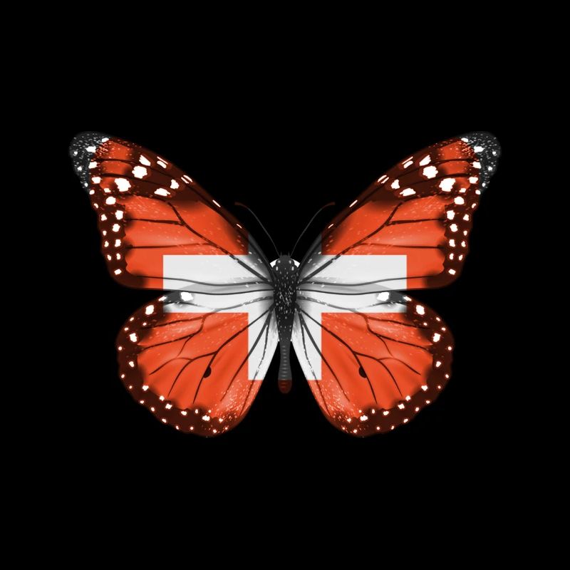 Papillon Drapeau De La Suisse