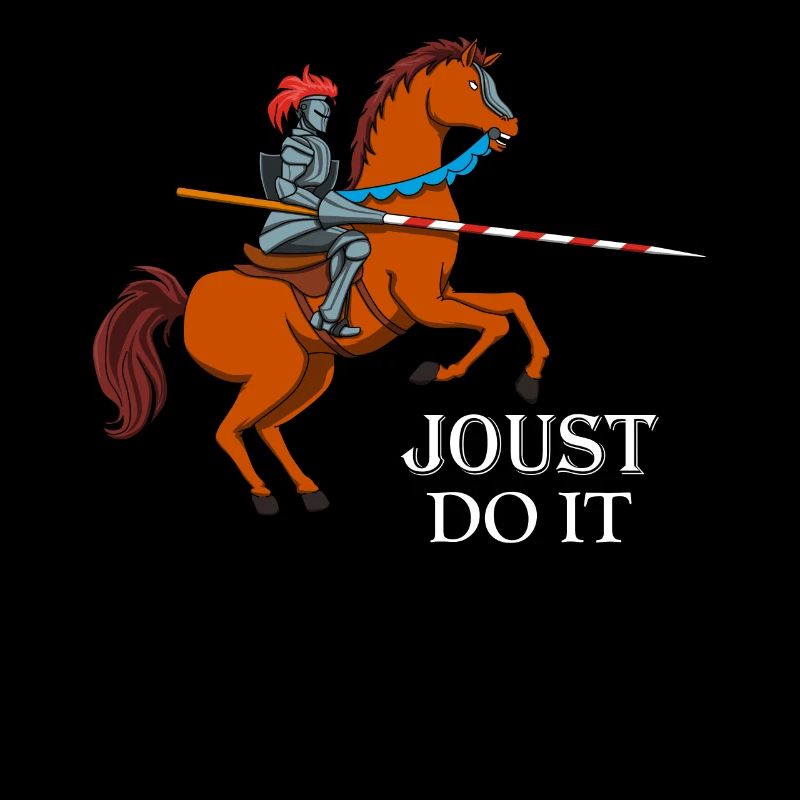 Tjost Chevalier médiéval Cheval Médiéval