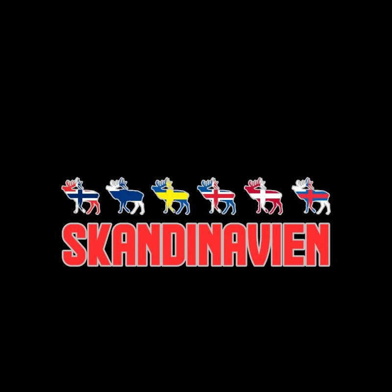 Drapeaux d’Élan scandinave
