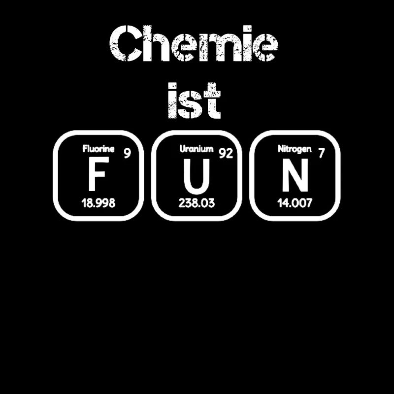 Chemie Periodensystem Elemente Geschenk FUN Spaß