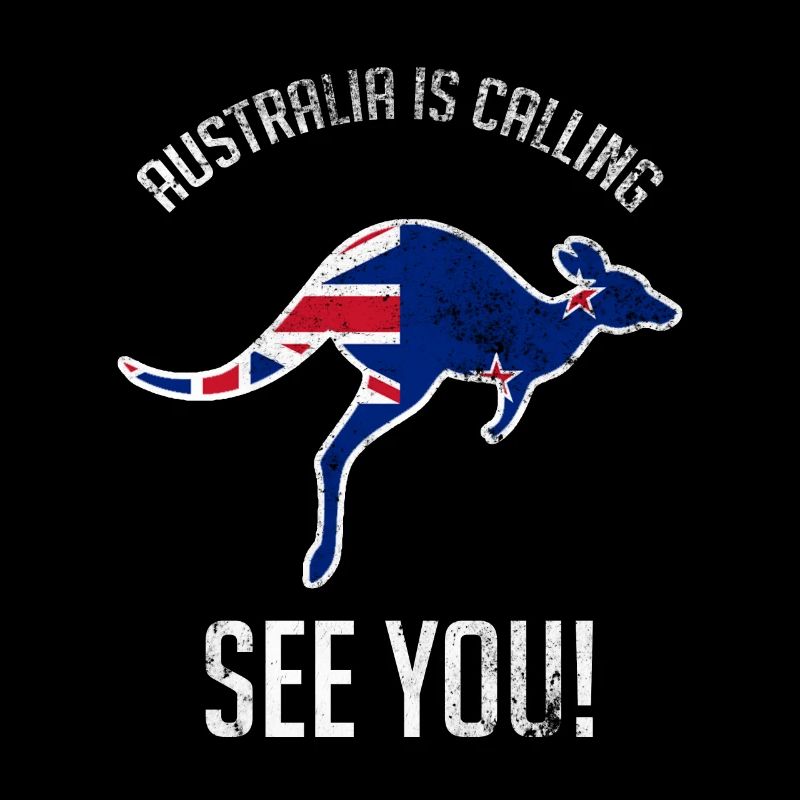 Australia Gets Travel Backpacker Kangaroo