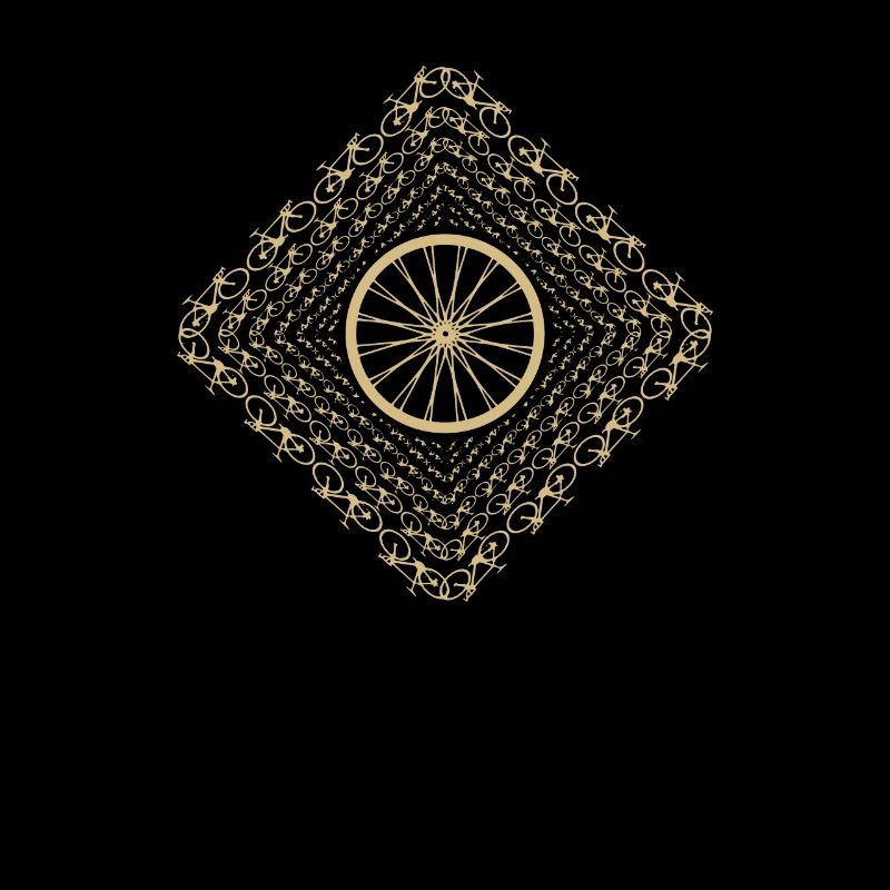 Vélo vélo vélo QR code gold
