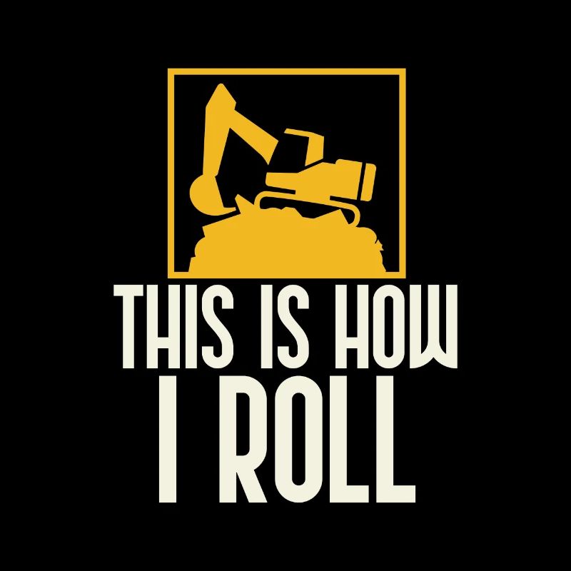 Bagger T-Shirt & Geschenkidee Baggerfahrer