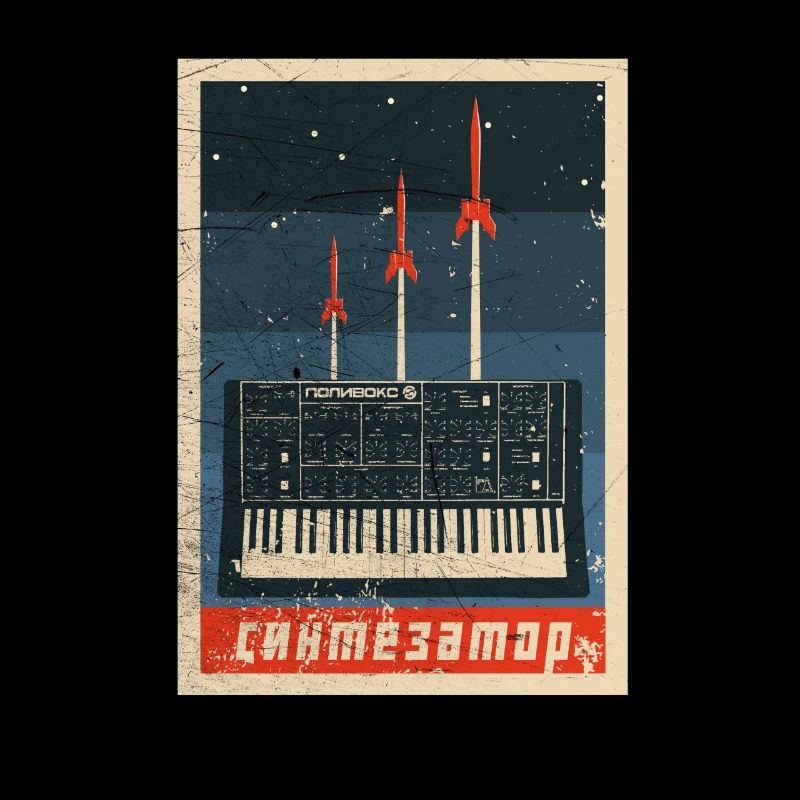 Vintage Sowjetischer Synthesizer - Analoges UdSSR-Design