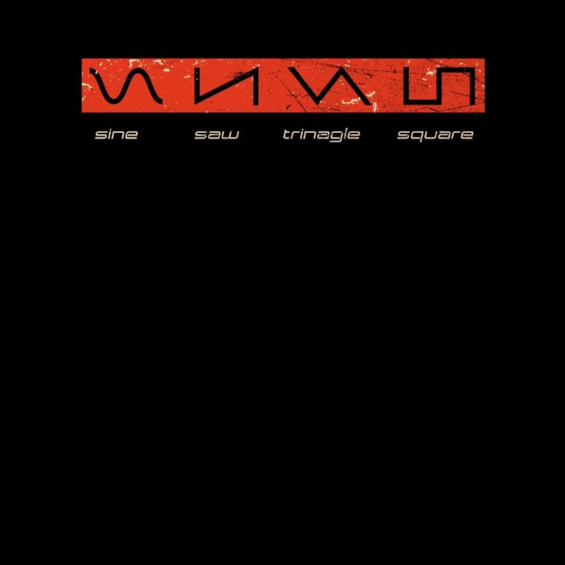 Audio Waveform Design - Acid Nerd Synth 80er