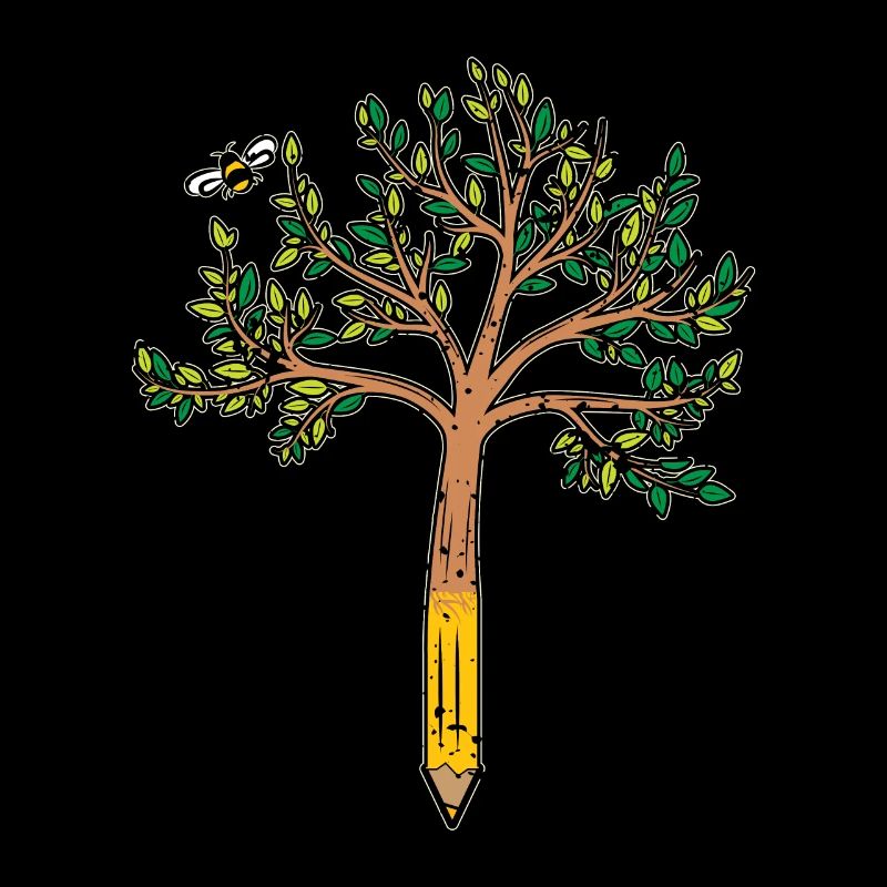 Crayon d'education nature environnement ecole prof