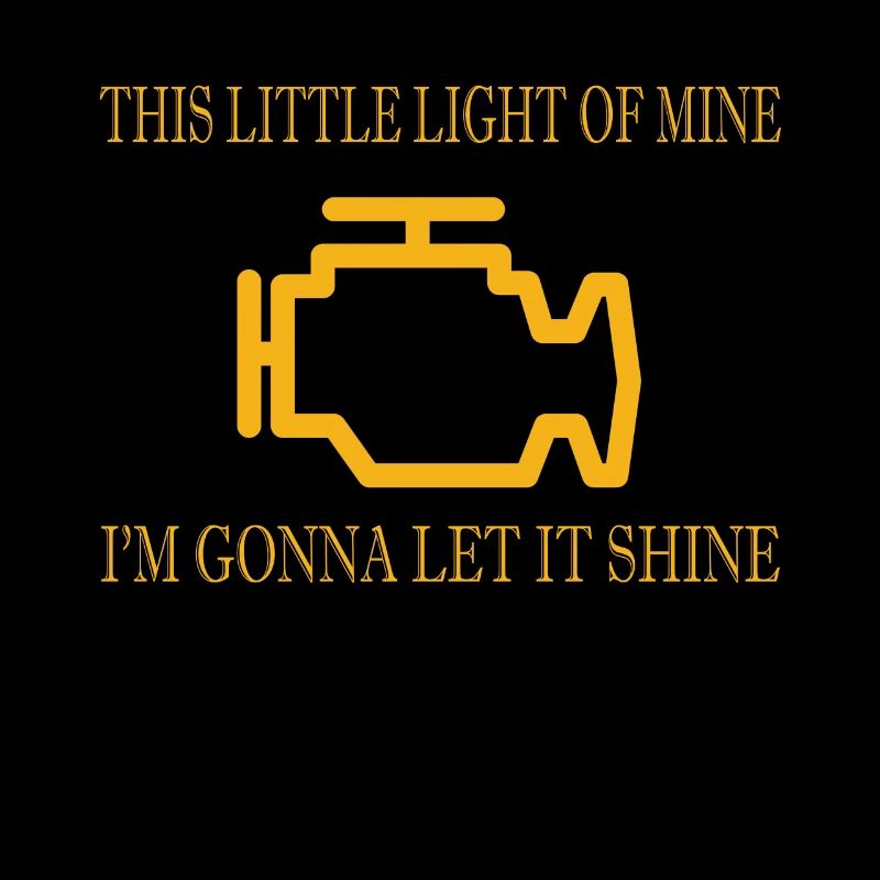 Engine warning lamp