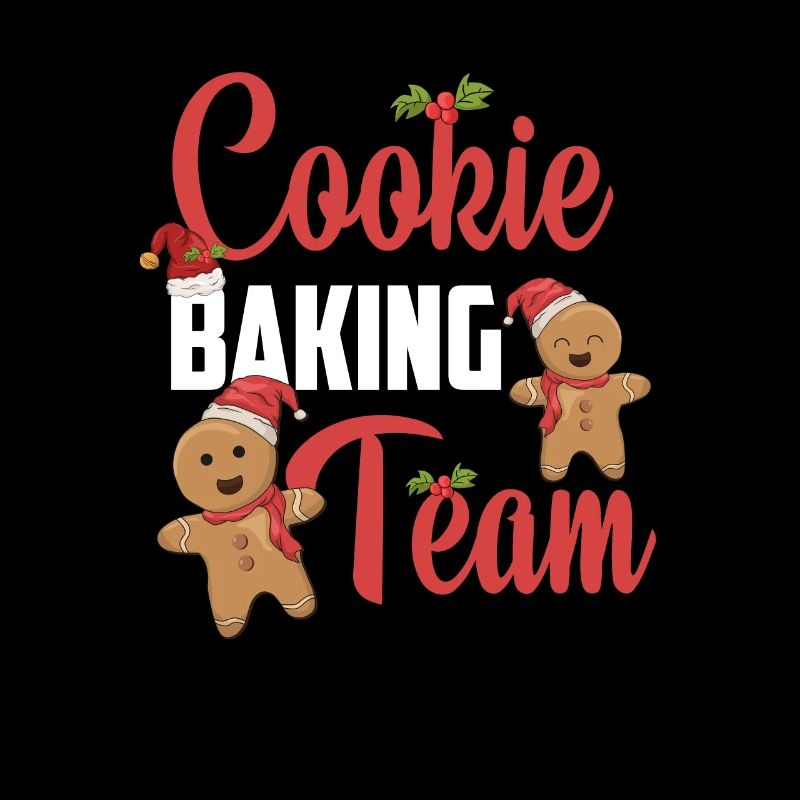 Cookie Baking Team Gingerbread Christmas Bakery