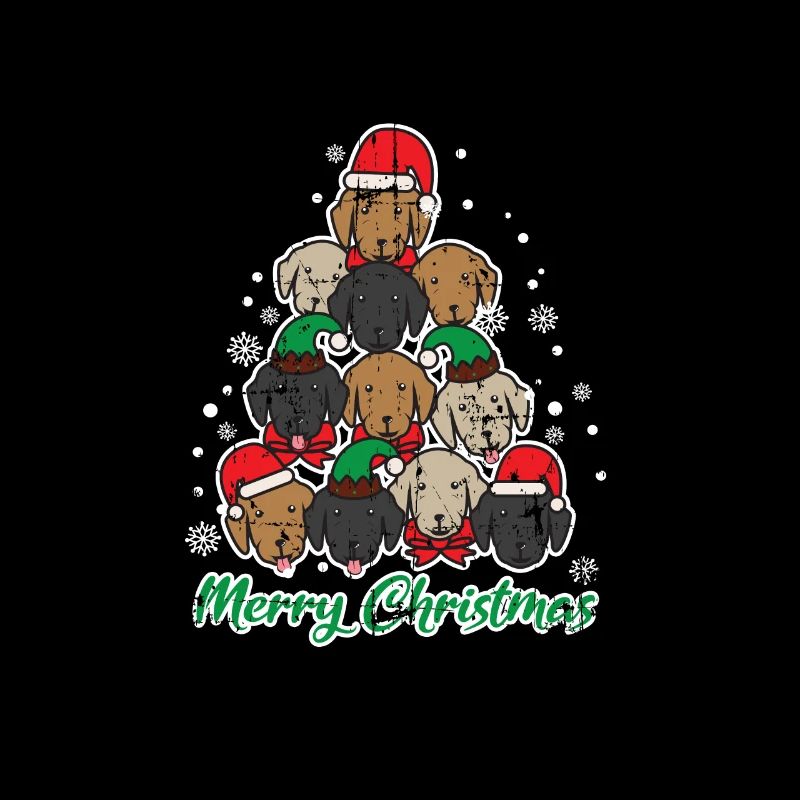 Doberman Christmas tree