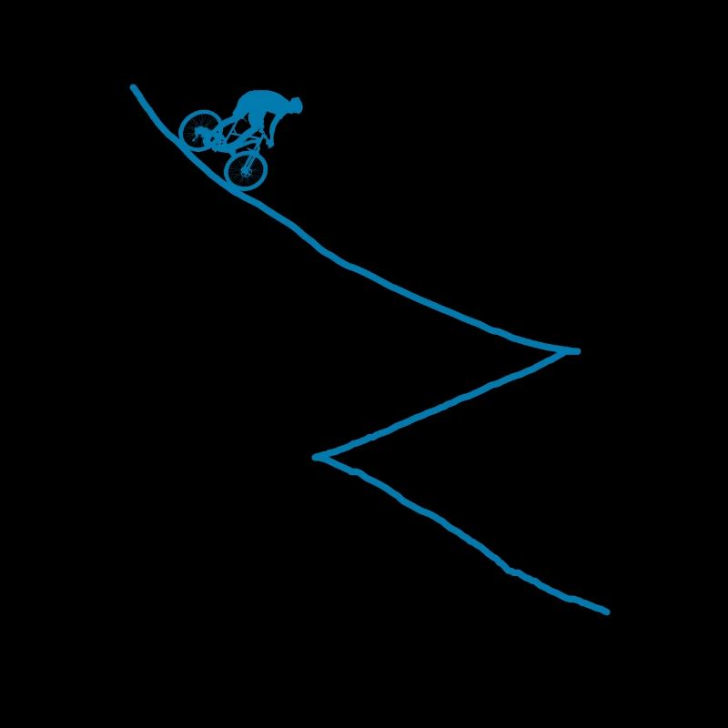 Mountainbiker am Berg
