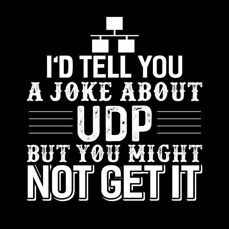 Informatique UDP blague programmeur d’ordinateur