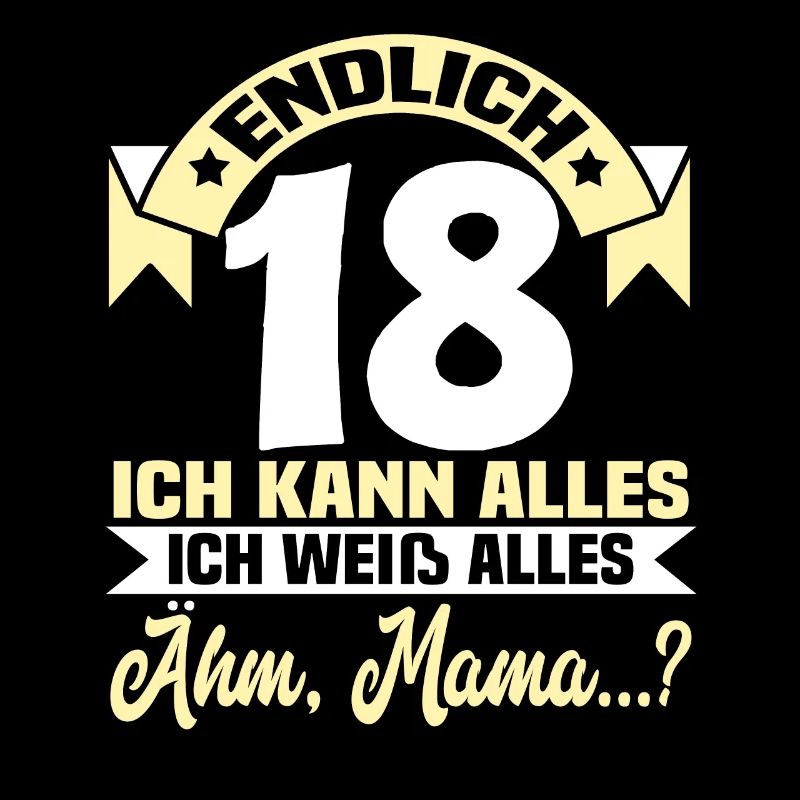 18 Geburtstag Spruch Geburtstagsgeschenk Geschenke