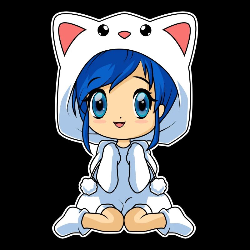 Anime Chibi Mädchen