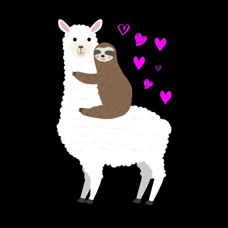 Alpaca sloth love
