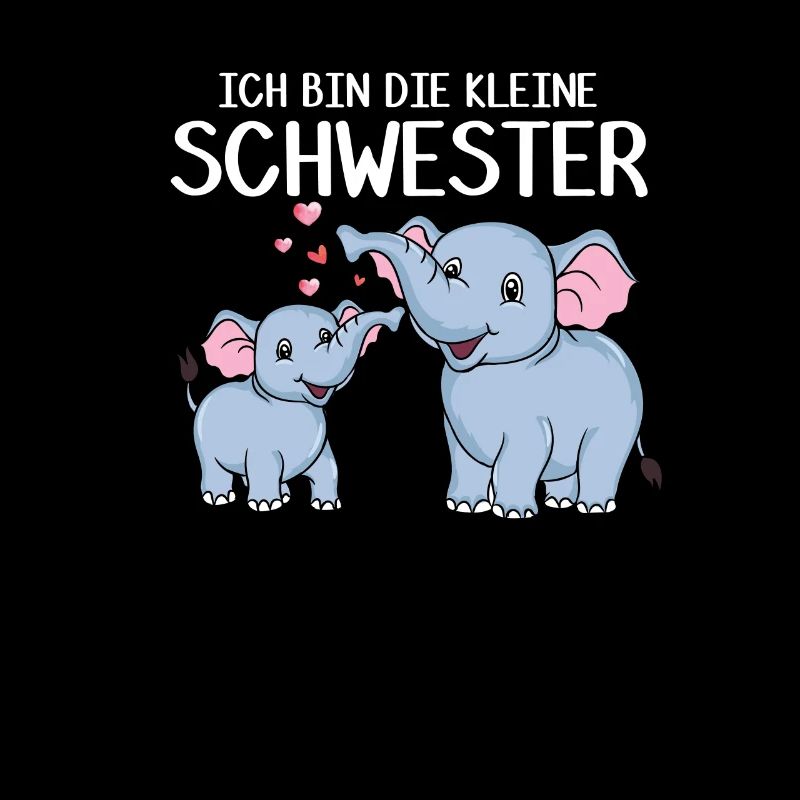 Ich bin die kleine Schwester süßer Elefant