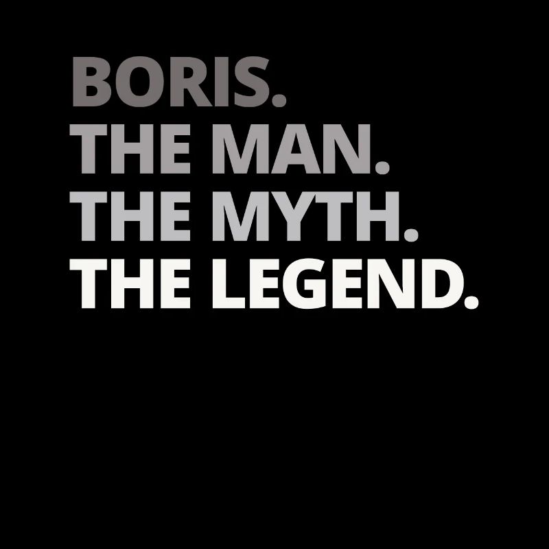 Boris Name Spruch Geschenk