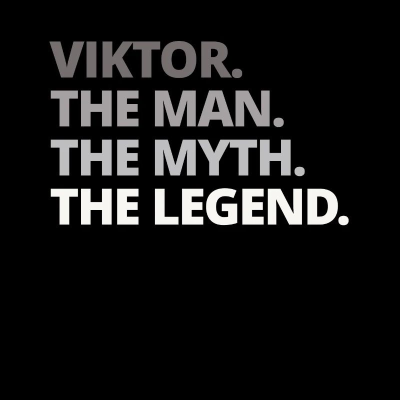 Viktor Name Sort Cadeau