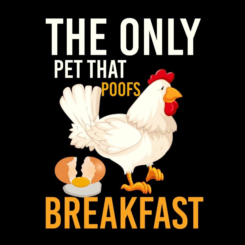 Chicken chicken chicken hen saying funny egg
