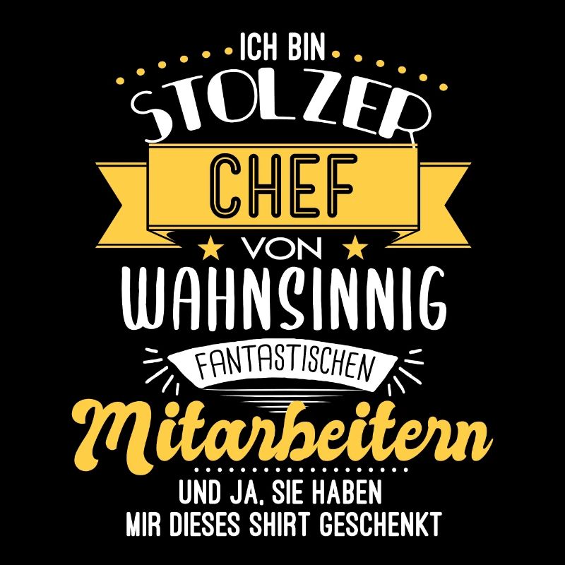Stolzer Chef Mitarbeiter Team Geschenk