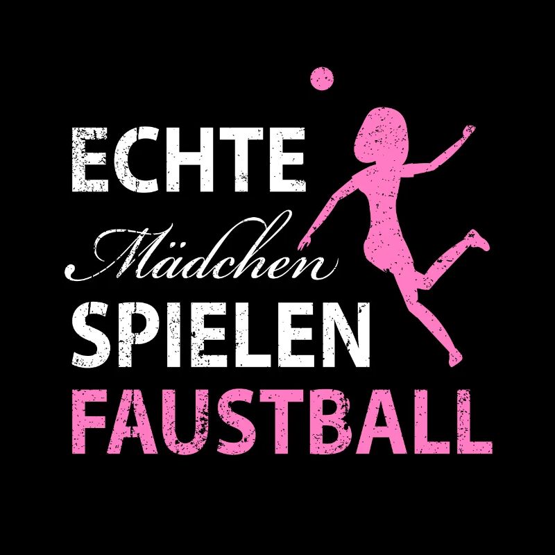 Echte Maedchen spielen Faustball